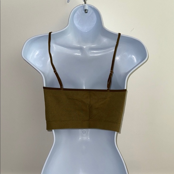 Anthropologie Olive Textured Bralette - Picture 4 of 4